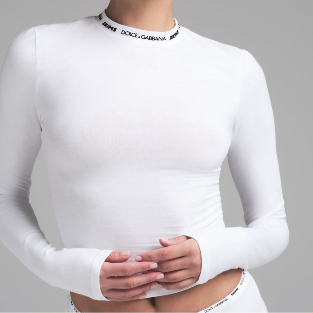 Dolce&Gabbana X Skims long sleeve tee